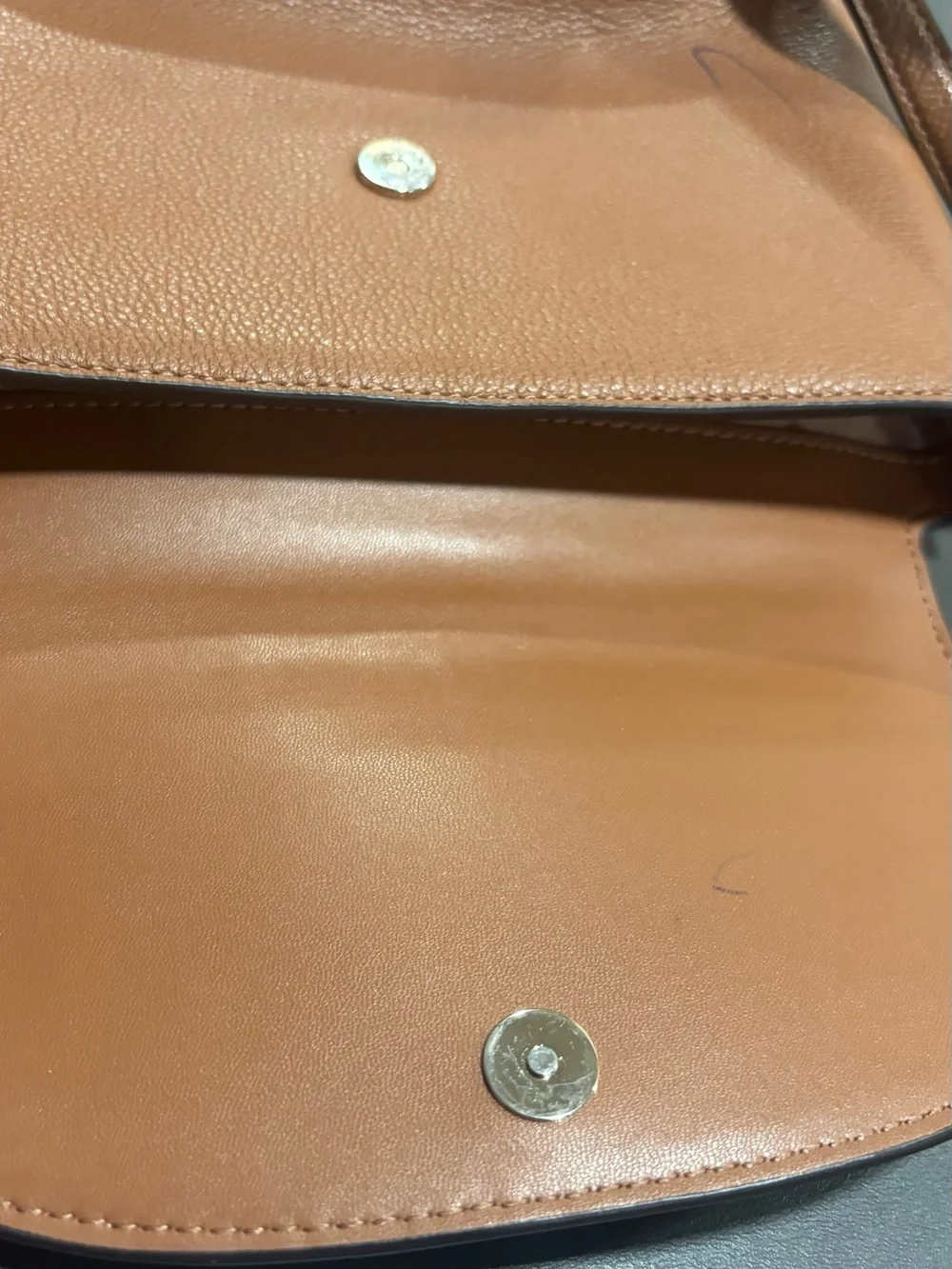 kate spade Brown Pebbled Leather Crossbody Bag
